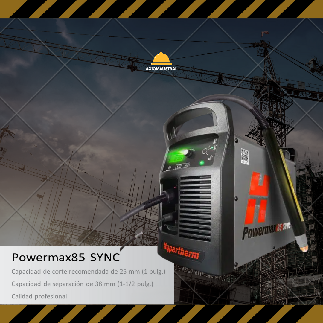 Hypertherm® Powermax85 SYNC® | Sistema de corte por plasma profesional de alto rendimiento