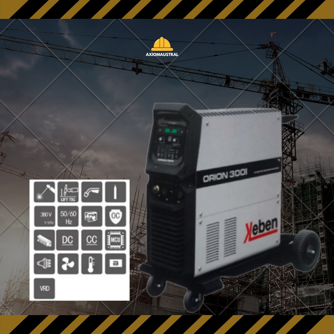 Soldadora Multiproceso Kleben ORION 300 | Tecnología Inverter IGBT para soldadura MIG-MMA