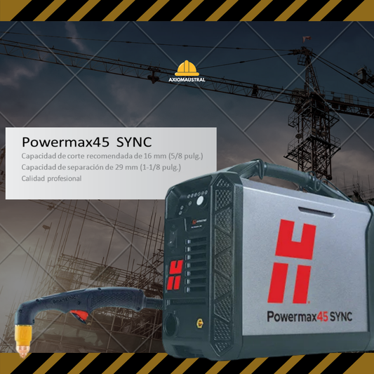 Hypertherm Powermax45 SYNC® | Sistema de corte por plasma profesional versátil